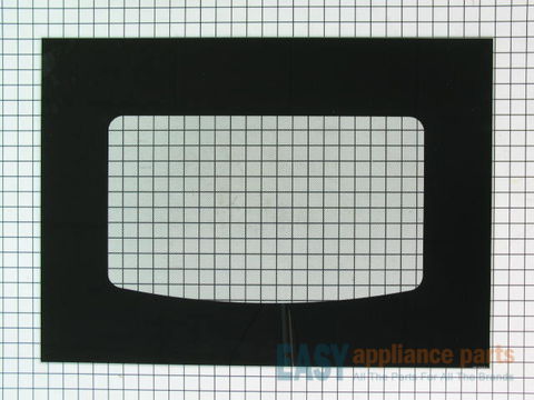 Exterior Oven Door Glass - Black – Part Number: WB56T10179