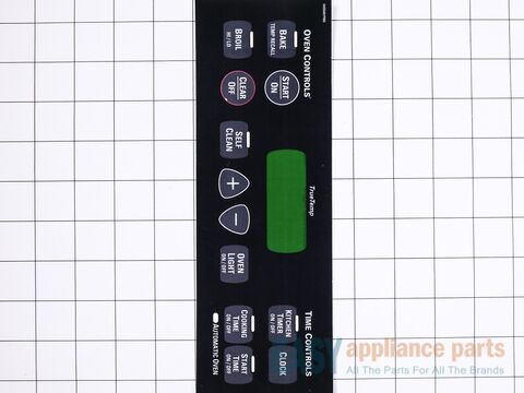FACEPLATE GRAPHICS – Part Number: WB27T10675