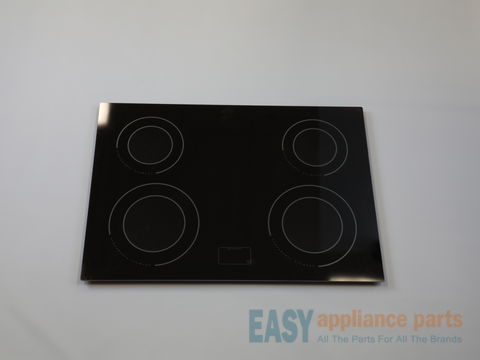 Main Cooktop Glass - Black – Part Number: 318223640
