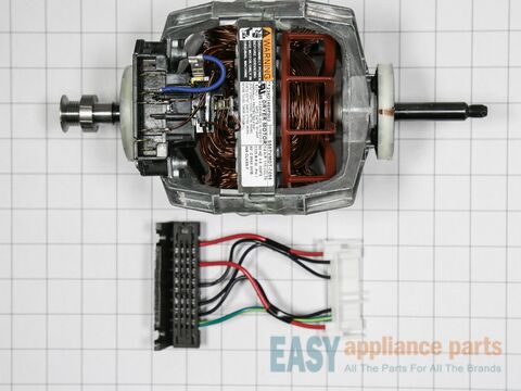 Drive Motor and Pulley – Part Number: WE17X22217