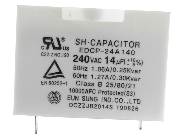 Refrigerator Run Capacitor – Part Number: 0CZZJB2014S