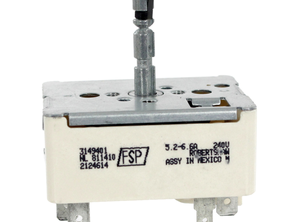 Surface Burner Switch - 6 Inch – Part Number: WP3149401