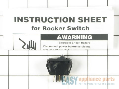Rocker Switch - Black – Part Number: WP4314961