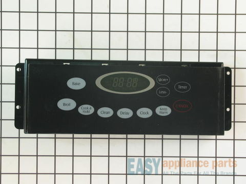 Electronic Clock Oven Control with Overlay - Black – Part Number: WP5701M719-60