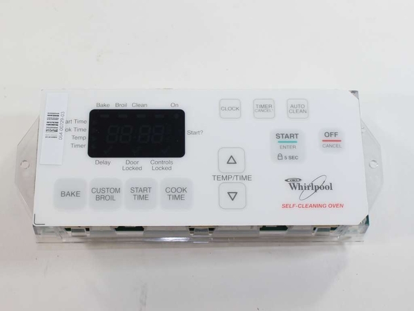 Electronic Range Control with Overlay - White – Part Number: WP6610450