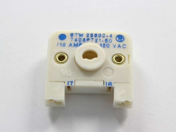 Range Surface Burner Igniter Switch – Part Number: WP74007095
