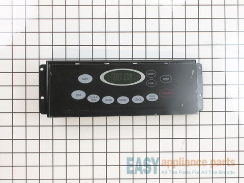 Electronic Clock with Overlay - Black – Part Number: WP74009217