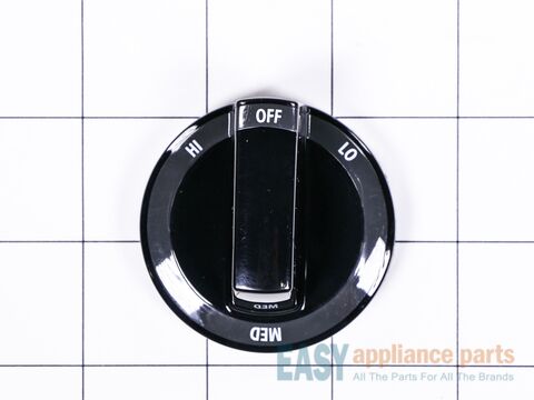 Knob - Black - Left Front and Right Rear – Part Number: WP7737P414-60