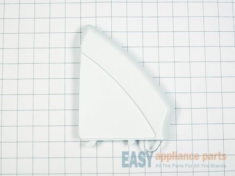 Control Panel End Cap - White - Left Side – Part Number: WP8559502