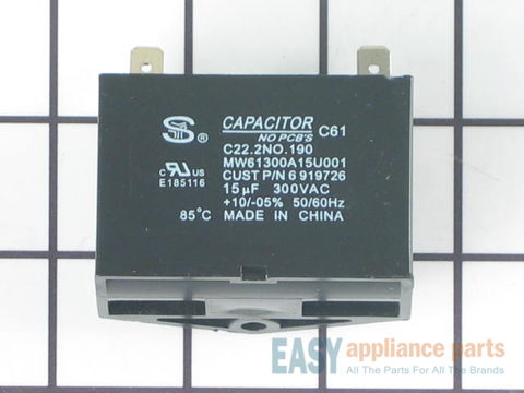 Motor Capacitor – Part Number: WP99002665