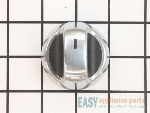 Burner Control Knob - Stainless – Part Number: WPW10160371