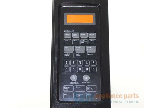 Control Panel with Touchpad - Black – Part Number: WPW10258188