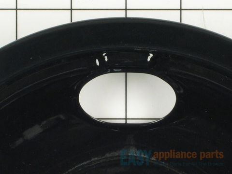 8 Inch Drip Bowl - Black – Part Number: WPW10290350
