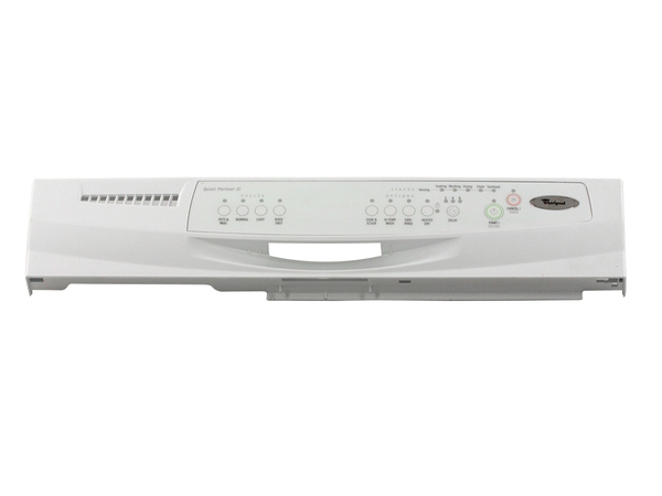 Control panel with touchpad - White – Part Number: WPW10459140