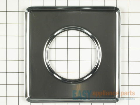 Square Chrome Drip Pan – Part Number: WPY0060872