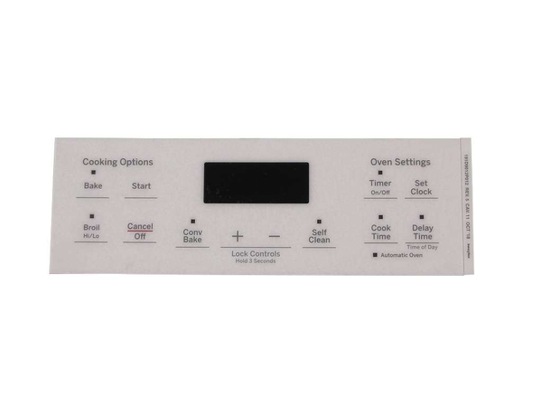 FACEPLATE GRAPHICS (White) – Part Number: WB07X26725