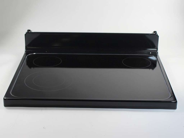 RANGETOP GLASS Assembly - Black – Part Number: WB62X26649