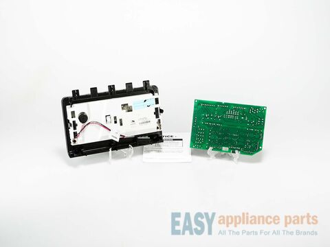 Dispenser Control Panel and Electronic Control Board - Silver – Part Number: W10861900