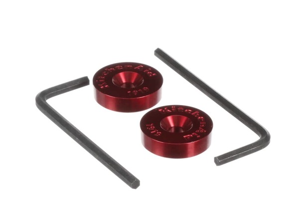 KITCHEN AID HANDLE MEDALLIONS - RED – Part Number: W10846207