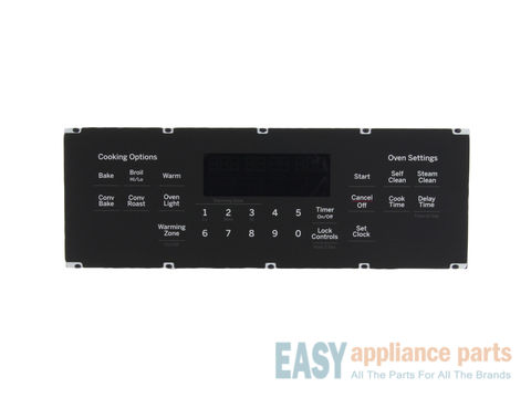 OVEN CONTROL AND OVERLAY ASM – Part Number: WB27X33138