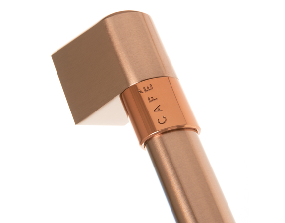 BRUSHED COPPER HANDLE W/CAFE BAND – Part Number: WB15X33368