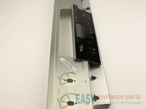 Control Panel Kit - Stainless Steel with Black Touch Pad – Part Number: W10122295
