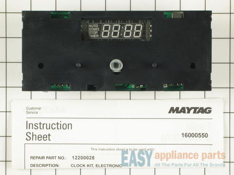 ELECTRONIC CONTROL BOARD – Part Number: 12200028