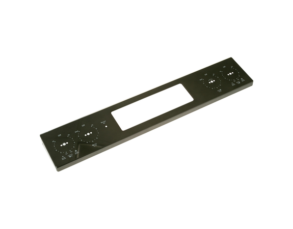 BLACK STAINLESS CONTROL PANEL OVERLAY – Part Number: WB07X33637
