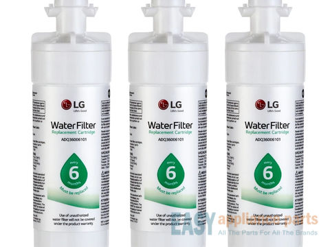 Refrigerator Water Filter 3-Pack – Part Number: ADQ36006118