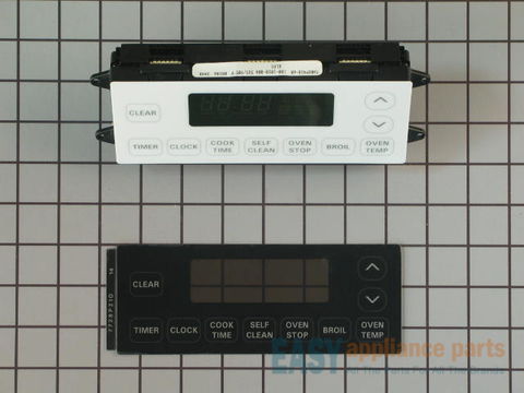 Electronic Clock Control with Black and White Overlay – Part Number: 12001607