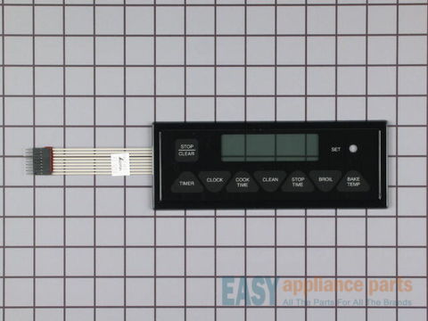 Oven Control Panel and Touch Pad/Membrane - Male Connection – Part Number: 4851S019-59
