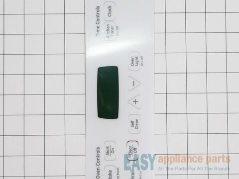 FACEPLATE GRAPHICS (White) – Part Number: WB27T11014