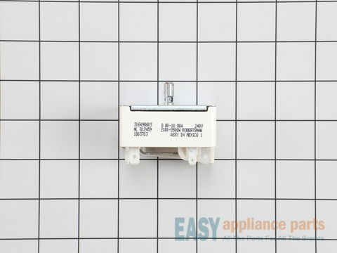 Burner Control Switch - 240V – Part Number: 316498603
