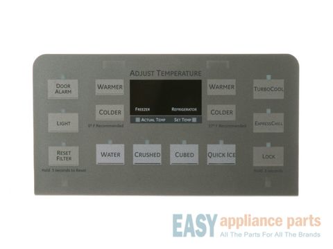 Dispenser Control Board with Overlay – Part Number: WR55X10864