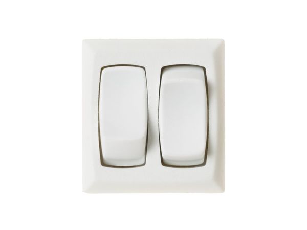 Light/Fan Switch - White – Part Number: WB23X5096