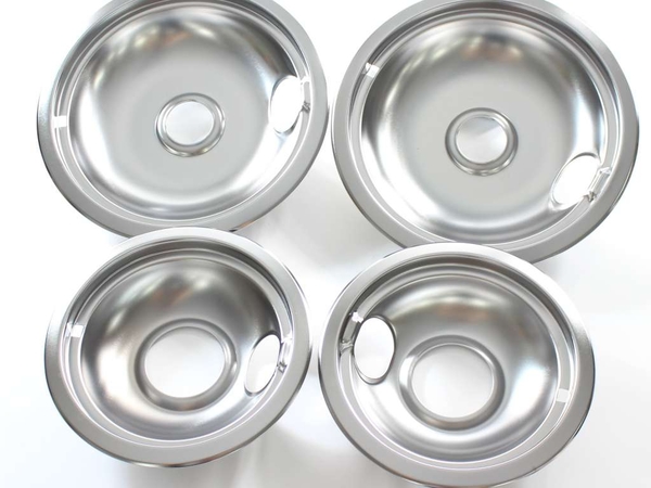 Chrome Drip Bowls - Kit of 4 – Part Number: W10278125