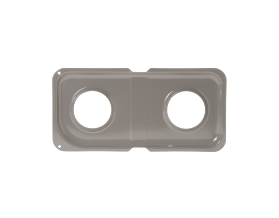 Double Porcelain Drip Pan - Taupe - Left Side – Part Number: WB34K10016