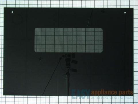 Outer Oven Door Glass - Black – Part Number: WB57T10110
