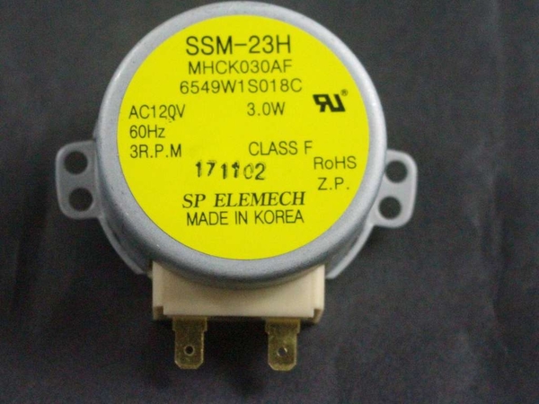 Motor, AC Synchronous – Part Number: 6549W1S018C
