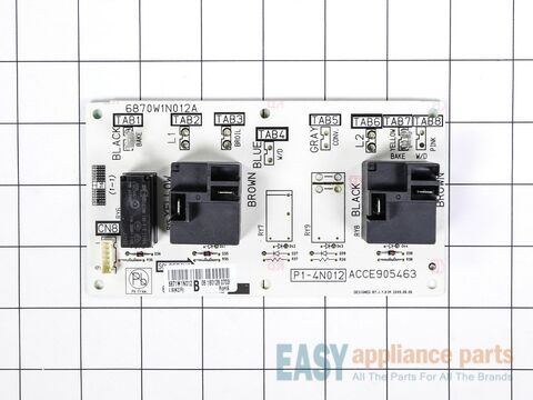 Range Oven Relay Control Board – Part Number: 6871W1N012B