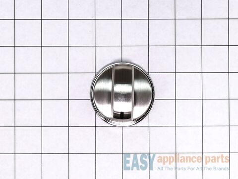 Large Burner Control Knob - Stainless Steel – Part Number: EBZ37189609