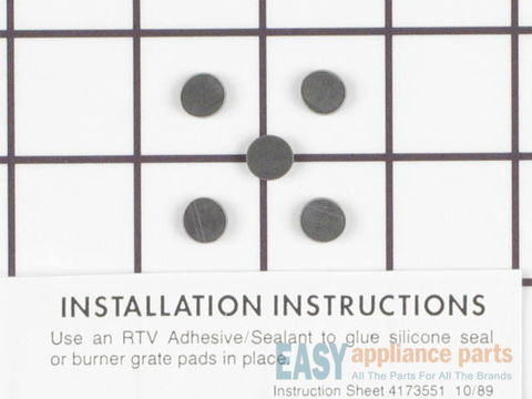 Burner Grate Pad Kit – Part Number: 4175422