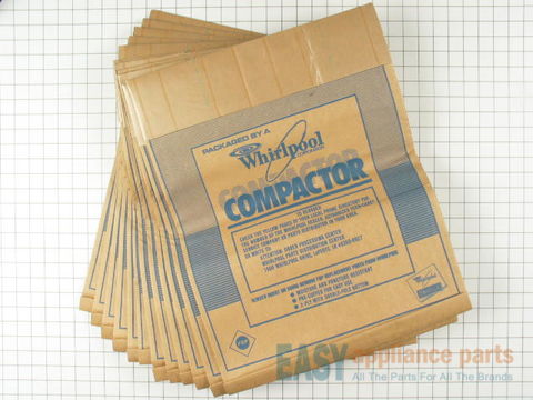15" Paper Compactor Bags - 12 Pack – Part Number: 675186