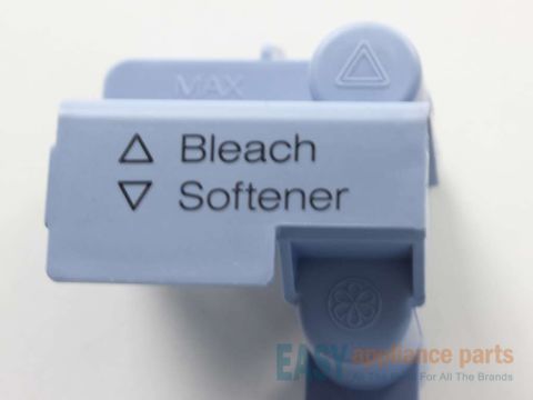 Detergent Dispenser Reservoir Cap - Bleach/Softener – Part Number: DC67-00121B