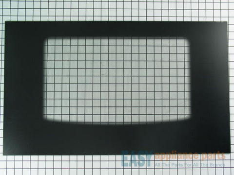 Exterior Oven Door Glass - Black – Part Number: 5303935200