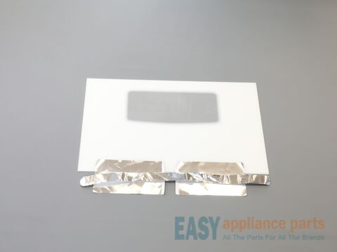 Exterior Door Glass with Foil Tape - White – Part Number: 5303935204