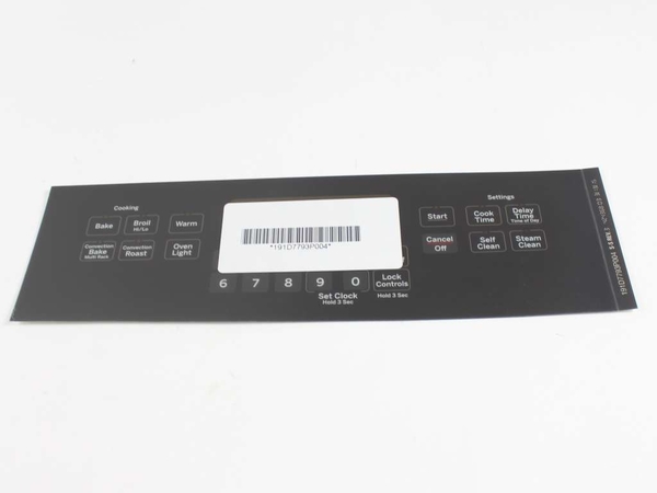 FACEPLATE GRAPHICS (DG) – Part Number: WB27X20097