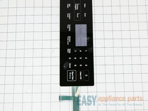 Touchpad Control Panel Overlay - Black – Part Number: DG34-00022A