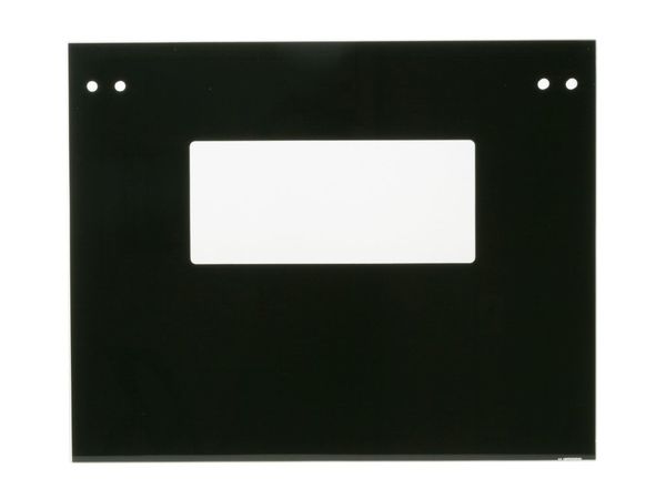 Outer Oven Door Glass - Black – Part Number: WB15T10122